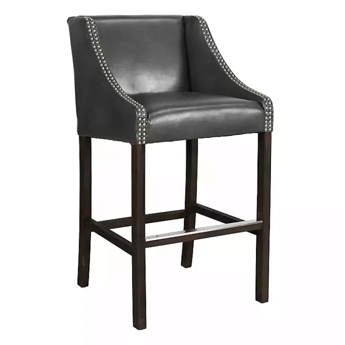 Outlet Kirklands Home Castaic Barstool Gray