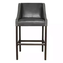 Outlet Kirklands Home Castaic Barstool Gray