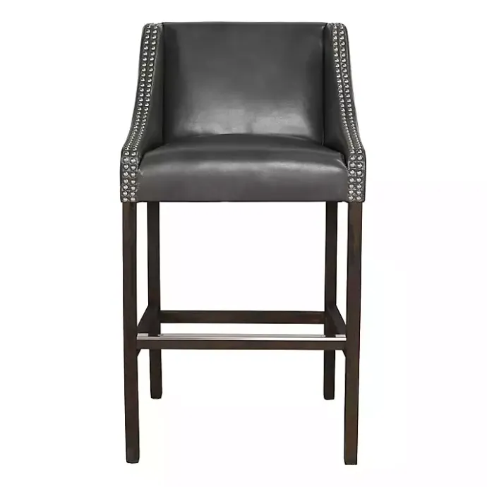 Outlet Kirklands Home Castaic Barstool Gray