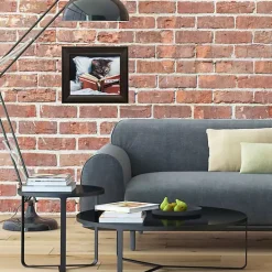 Clearance Kirklands Home Cat Reading Framed Art Print