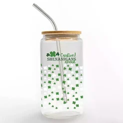 Best Kirklands Home Caution Shenanigans Ahead Glass Tumbler