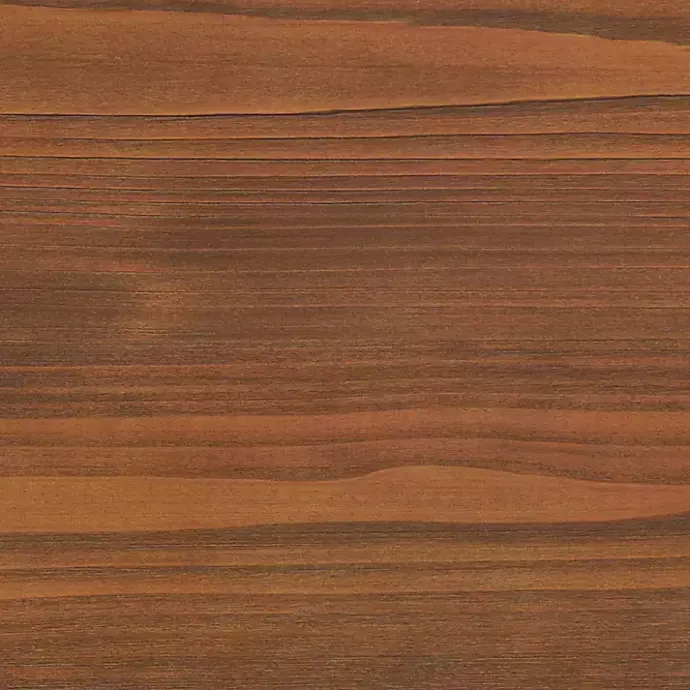 Sale Kirklands Home Cedar Wood and Black Metal Dining Table Brown