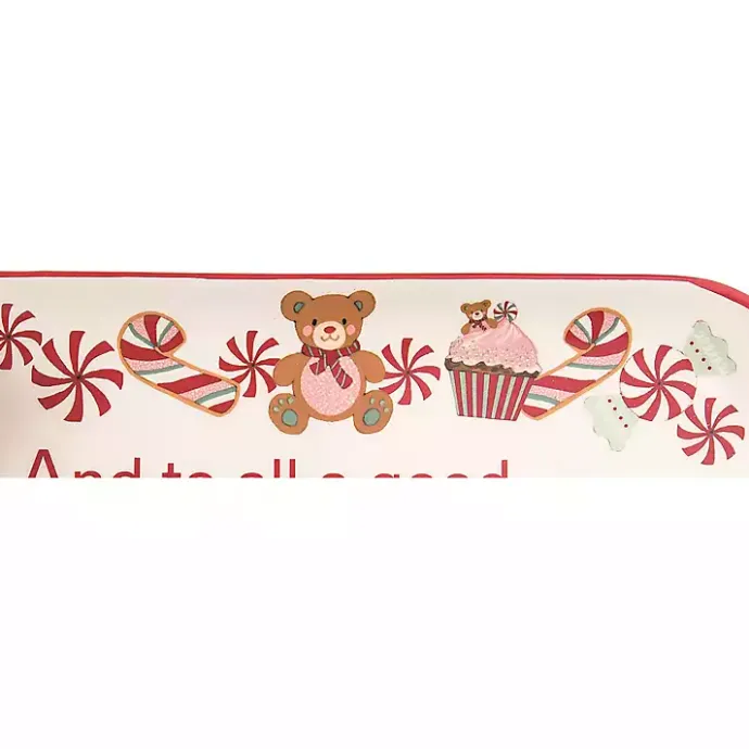 Sale Kirklands Home Ceramic Santa Boots Christmas Serving Tray