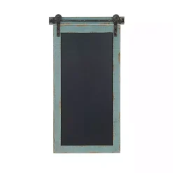 Sale Kirklands Home Cerulean Distressed Blackboard Wall Plaque Blue