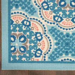 Kirklands Home Cerulean Medallion Outdoor Area Rug, 5x7