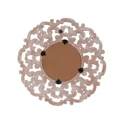 Sale Kirklands Home Champagne Abstract Wood Mirror