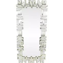 Sale Kirklands Home Champagne Gold Rectangular Modern Wall Mirror