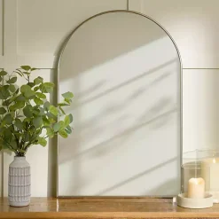 Discount Kirklands Home Champagne Nouveau Arched Wall Mirror