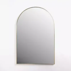 Discount Kirklands Home Champagne Nouveau Arched Wall Mirror