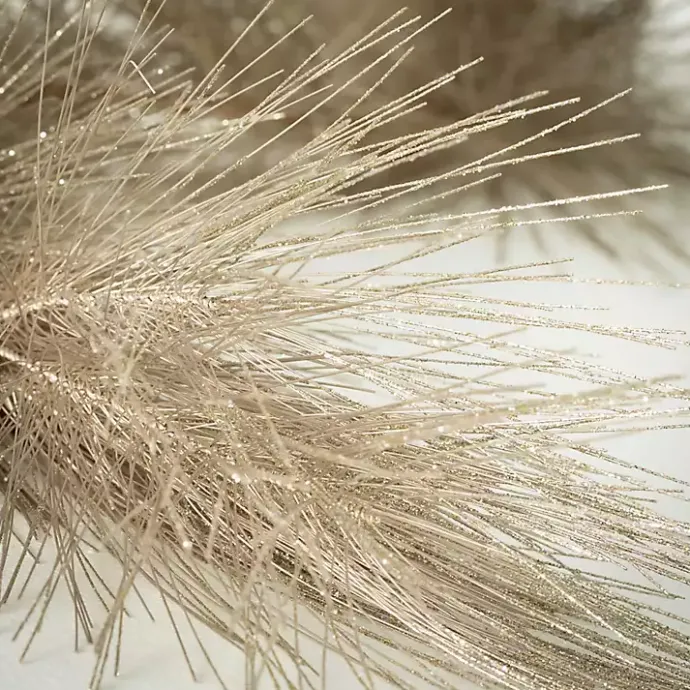 Sale Kirklands Home Champagne Sparkle Pine Christmas Garland Gold