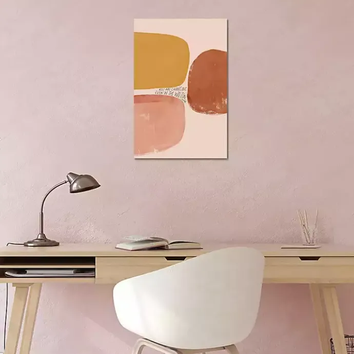 Outlet Kirklands Home Changing Even in the Waiting Canvas Art Print Pink