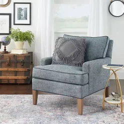 Hot Kirklands Home Charcoal Diamond Fringe Throw Pillow Gray