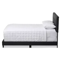 Discount Kirklands Home Charcoal Tufted Modern Queen Bed Gray