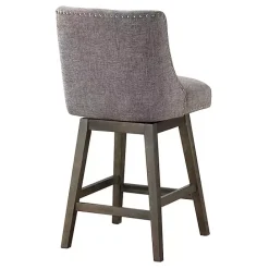 Kirklands Home Charcoal Greenfield Counter Stool Gray