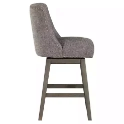 Kirklands Home Charcoal Greenfield Counter Stool Gray
