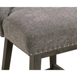 Kirklands Home Charcoal Greenfield Counter Stool Gray