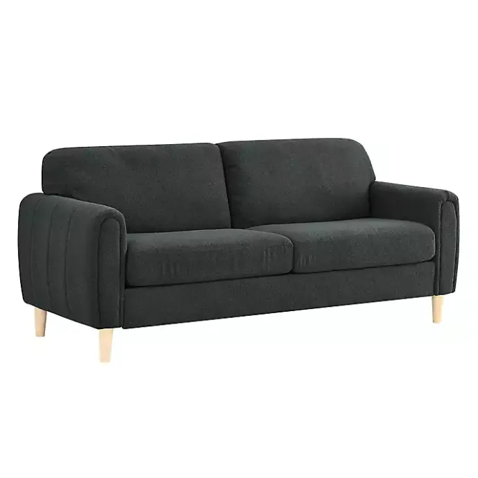 Kirklands Home Charcoal Lyon Sofa Gray