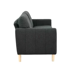 Kirklands Home Charcoal Lyon Sofa Gray