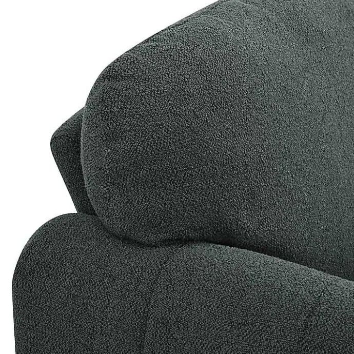 Kirklands Home Charcoal Lyon Sofa Gray