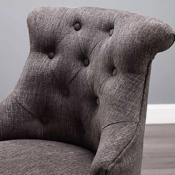 Sale Kirklands Home Charcoal Miller Tufted Office Chair Gray