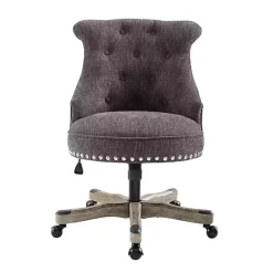 Sale Kirklands Home Charcoal Miller Tufted Office Chair Gray