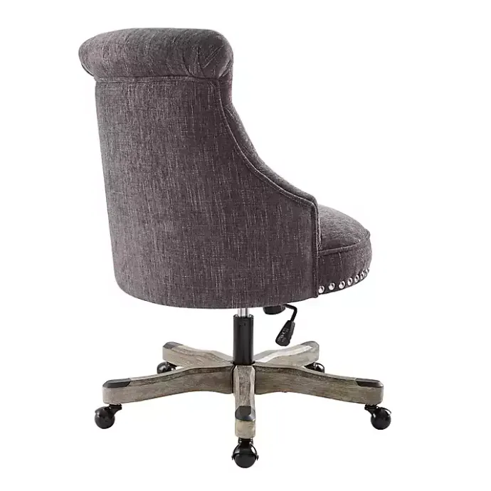 Sale Kirklands Home Charcoal Miller Tufted Office Chair Gray