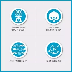 Sale Kirklands Home Charcoal 6-pc. Oversized Cotton Bath Towel Set Gray