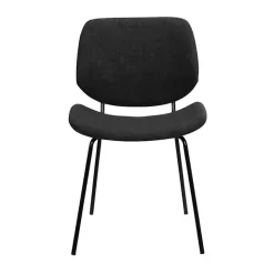 Outlet Kirklands Home Charcoal Quest Dining Chair Black