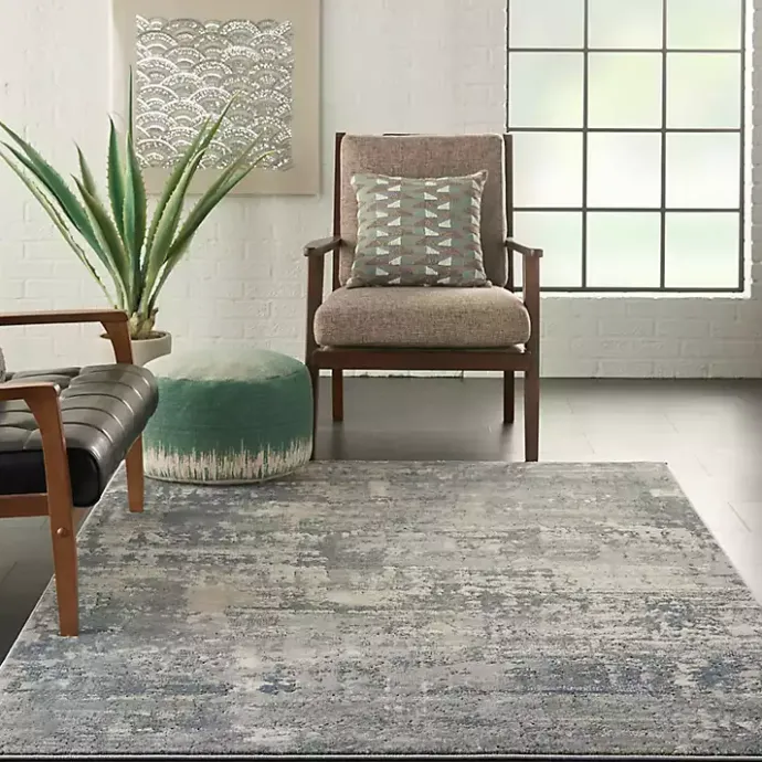 Sale Kirklands Home Charcoal Tally Textured Area Rug, 5x7