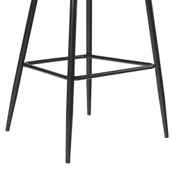 Sale Kirklands Home Charcoal Upholstered Charli Bar Stools, Set of 2 Gray