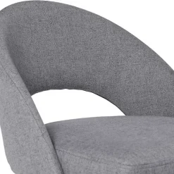 Sale Kirklands Home Charcoal Upholstered Charli Bar Stools, Set of 2 Gray