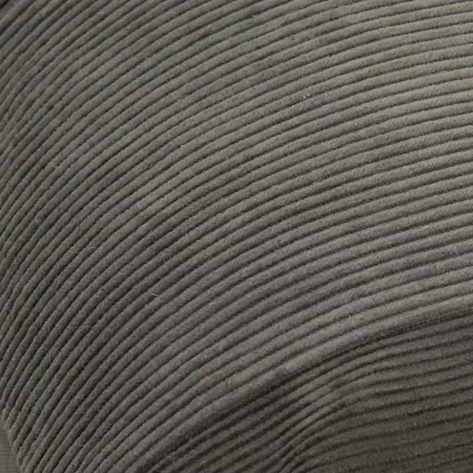 Best Kirklands Home Charcoal Velvet Corduroy Lumbar Pillow Gray