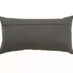 Best Kirklands Home Charcoal Velvet Corduroy Lumbar Pillow Gray