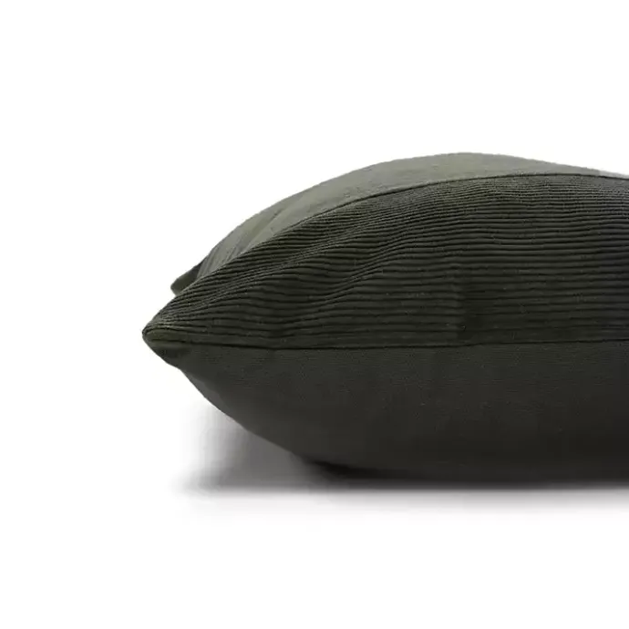 Best Kirklands Home Charcoal Velvet Corduroy Lumbar Pillow Gray