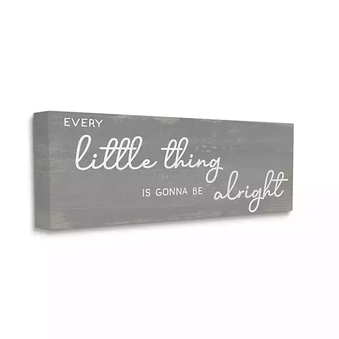 Sale Kirklands Home Charming Every Little Thing Wall Plaque Gray
