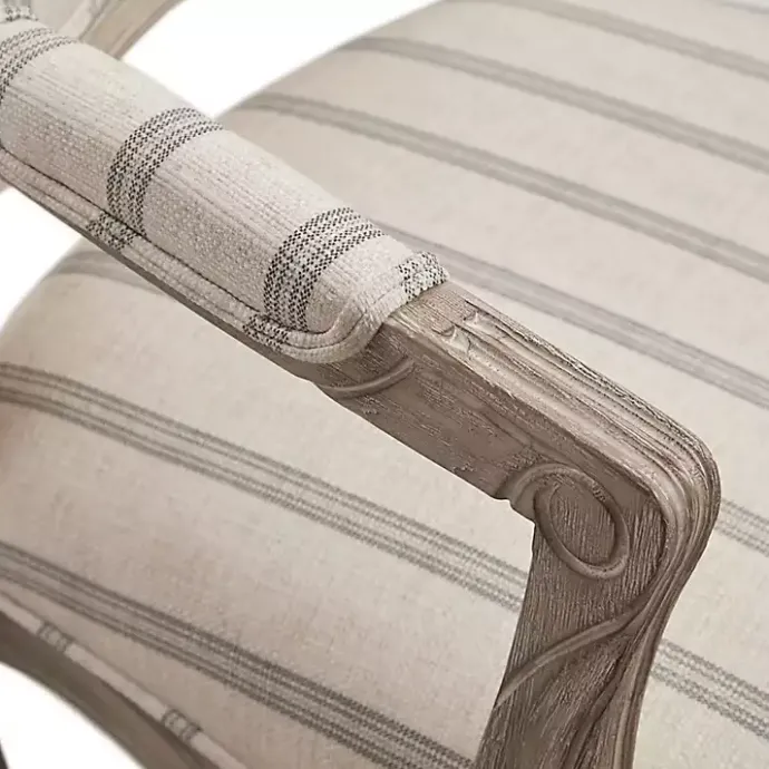 Hot Kirklands Home Chaucer Navy Striped Accent Chair