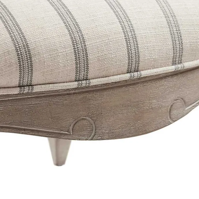 Hot Kirklands Home Chaucer Navy Striped Accent Chair