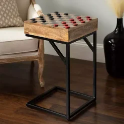 Online Kirklands Home Checkerboard C-Table