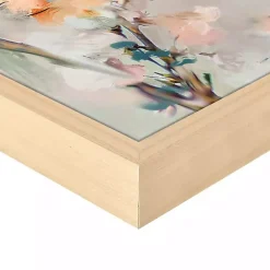 New Kirklands Home Cherry Blossom Blooms Birch Framed Canvas Print