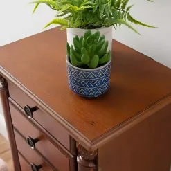 Hot Kirklands Home Cherry 5-Drawer Ollie Petite Jewelry Armoire Brown