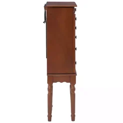 Hot Kirklands Home Cherry 5-Drawer Ollie Petite Jewelry Armoire Brown