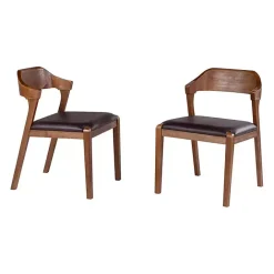 Online Kirklands Home Chestnut Ramus Dining Side Chairs, Set of 2 Brown
