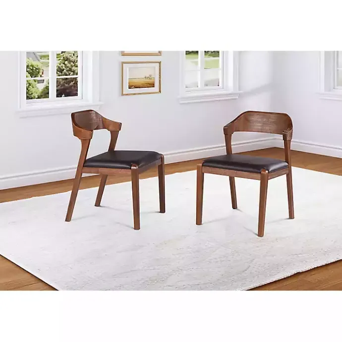 Online Kirklands Home Chestnut Ramus Dining Side Chairs, Set of 2 Brown