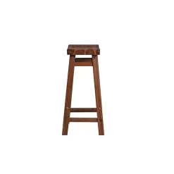 Kirklands Home Chestnut Sonoma Saddle Counter Stools, Set of 2 Brown