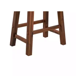 Kirklands Home Chestnut Sonoma Saddle Counter Stools, Set of 2 Brown