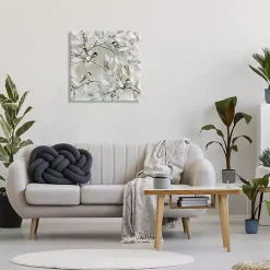 Hot Kirklands Home Chickadee Birds on Branch Canvas Art Print, 24x24