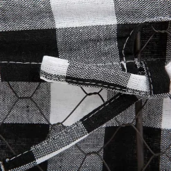 Discount Kirklands Home Chicken Wire and Buffalo Check Baskets, Set of 3