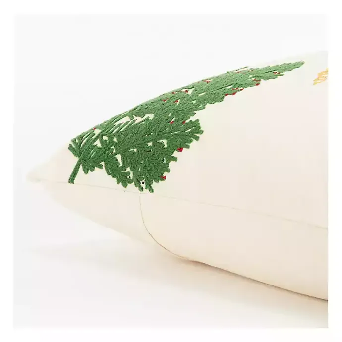 Online Kirklands Home Chilly Racoon Embroidered Throw Pillow