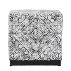Discount Kirklands Home Chinle Velvet Cube Ottoman