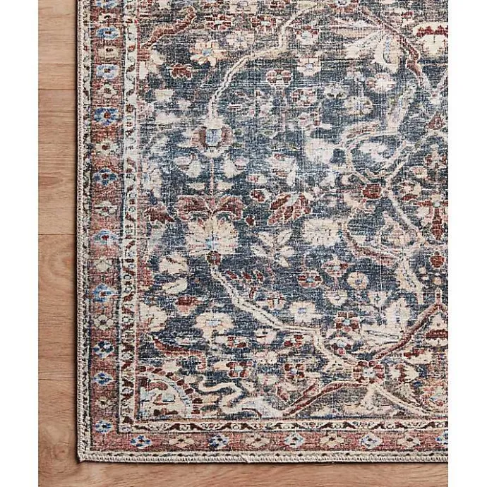 Best Kirklands Home Chris Loves Julia x Loloi Jules Dark Blue Rug, 7x9